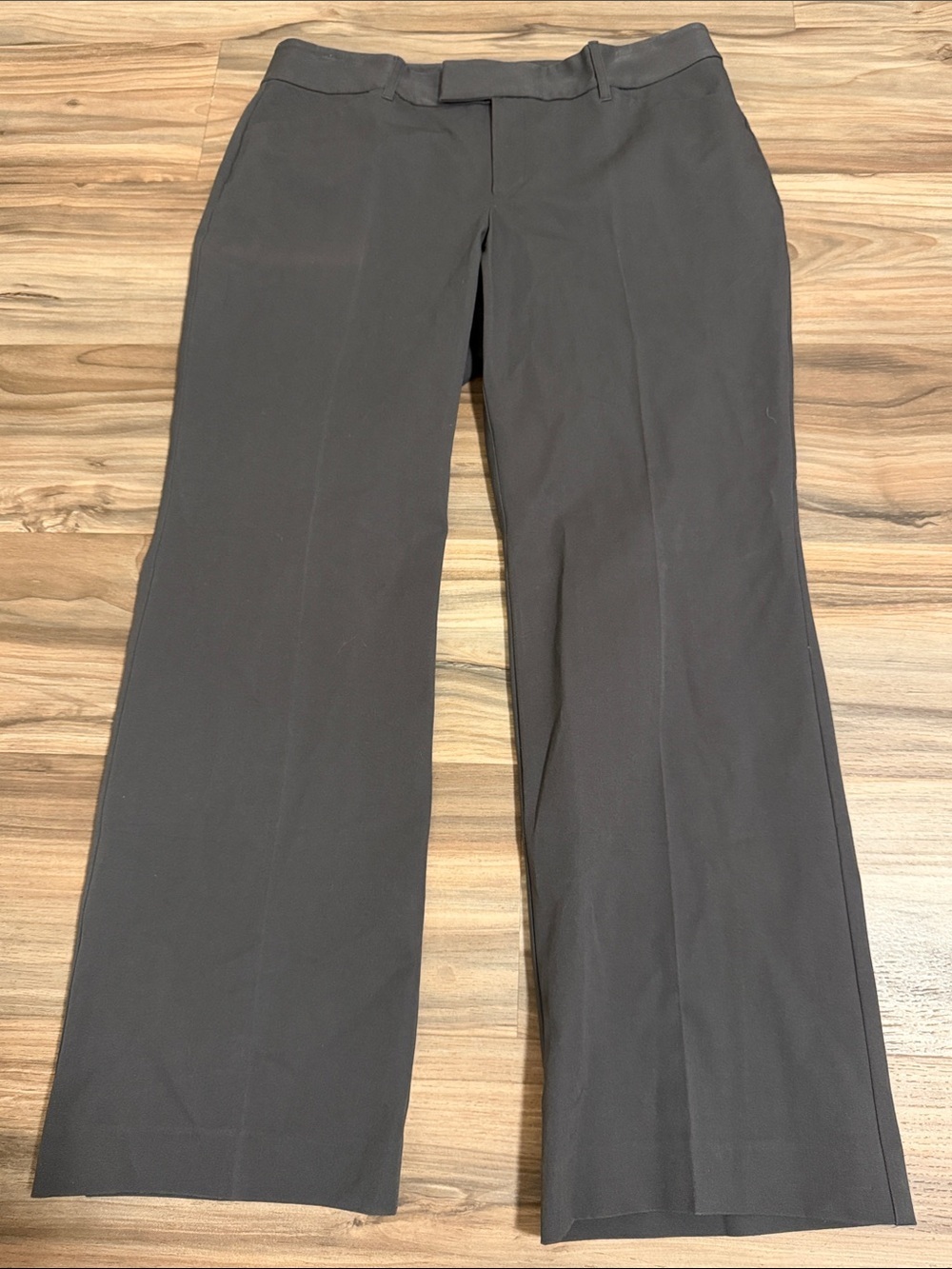Eddie Bauer Womens 14S Graphite Gray Blakely Fit Straight Leg Trousers Stretch